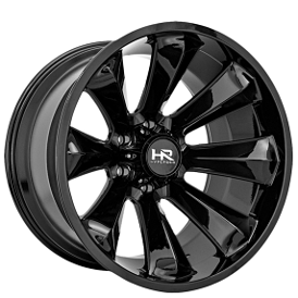 20" Hardrock Wheels H506 Xplosive Xposed Gloss Black Off-Road Rims