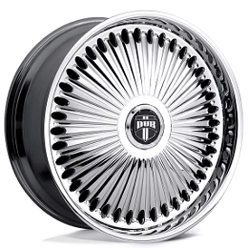 26" Dub Forged Wheels S777 Bellagio Chrome Spinner Rims
