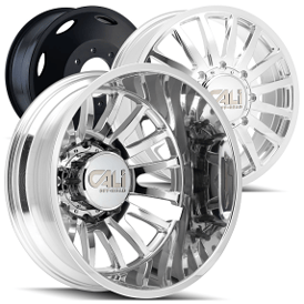 20" Cali Wheels 9110D Summit Dually Polished Off-Road Rims