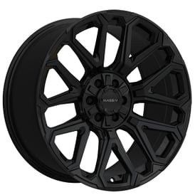 17" Massiv Off-Road Wheels OR5 Full Gloss Black Rims