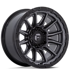 20" Fuel Wheels FC866 Piston Matte Gunmetal with Gloss Black Lip Off-Road Rims