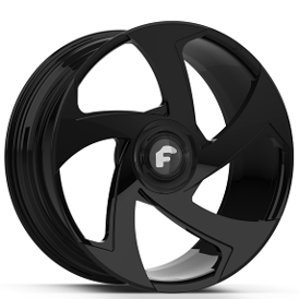 21" Forgiato Wheels SR01-Tec Mono Black XL Floating Cap Forged Rims 