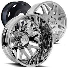 24" Cali Wheels 9115D Invader Dually Chrome Off-Road Rims