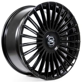 20" Select Precision Alloys Wheels S103 Bristol Gloss Black Rims 