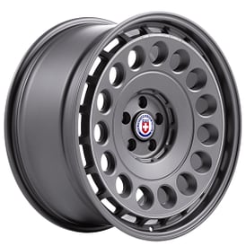 20" HRE Wheels 037 GTM Satin Charcoal Floating Cap Monoblock Forged Rims