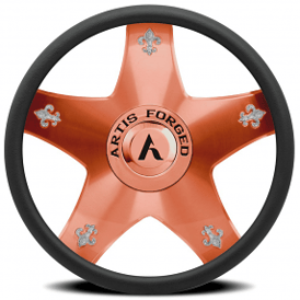 Artis Forged Custom Steering Wheel Cashville Rose Gold