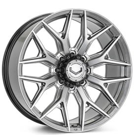 22" Vossen Wheels HF6-4 Hyper Gunmetal Off-Road 8-Lugs Rims