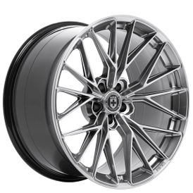 20" Staggered HRE Wheels FF28 Liquid Metal Flow Form Rims