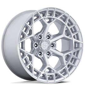 20" Fuel Wheels FC873 Charger Gloss Silver with Machined Face 6-Lug Off-Road Rims