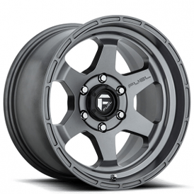 16" Fuel Wheels D665 Shok Matte Anthracite Rim