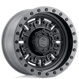20" Black Rhino Wheels Abrams Textured Matte Gunmetal Off-Road Rims 