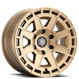 17" ICON Alloys Wheels Compass Satin Brass Off-Road Rims
