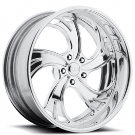 19" U.S. Mags Forged Wheels Cheyenne 5 US413 Polished Tuckin Series Rims