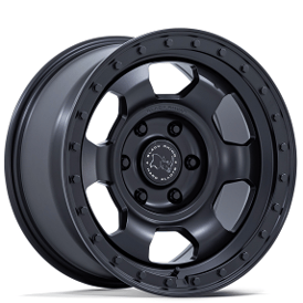 17" Black Rhino Wheels Trooper BR029 Matte Black Crossover Rims 