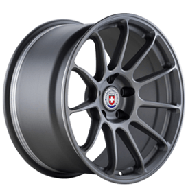 21" Staggered HRE Wheels RC103 Satin Charcoal Monoblock Forged Rims