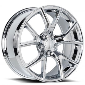 20" Jeep Grand Cherokee Trackhawk Wheels FR 75 Chrome OEM Replica Rims