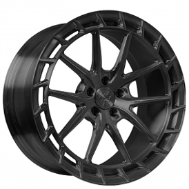 19" Lexani Forged Wheels LF-Euro Sport M-Silverstone Black Monoblock Forged Rims