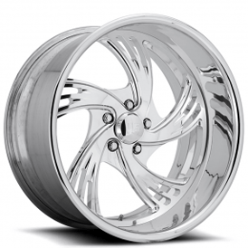 28" U.S. Mags Forged Wheels Outrage 5 US471 Polished Tuckin Series Rims