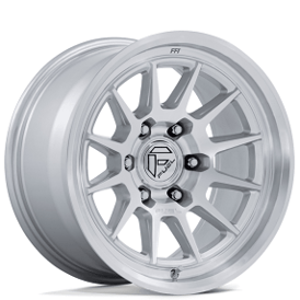 17" Fuel Wheels FC902 Spur Gloss Silver with Machined Face Off-Road Flow Formed Rims
