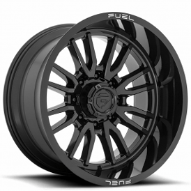 22" Fuel Wheels D760 Clash 8 Gloss Black Off-Road Rims