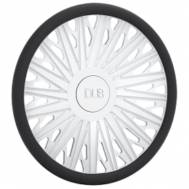 DUB Custom Steering Wheel Pharaoh Brushed with Gloss Clear