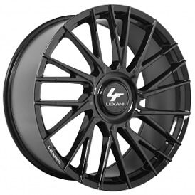 26" Lexani Wheels Velar-XL Gloss Black Rims