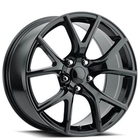 20" Jeep Grand Cherokee Trackhawk Wheels FR 75 Gloss Black OEM Replica Rims 