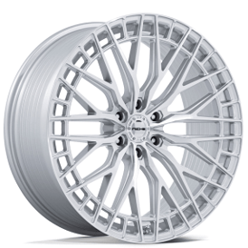 24" Niche Wheels NC288 Genoa Gloss Silver with Machined Face Flow Formed Rims