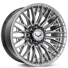 24" Vossen Wheels HFX-6 Hyper Gunmetal Off-Road 8-Lugs Rims