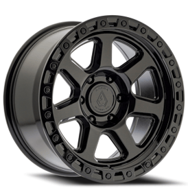 17" Arena Wheel Co A123 Throttle Gloss Black Off-Road Rims 