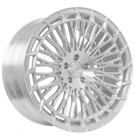 19" Lexani Forged Wheels LF-Euro Sport M-Monteblanco Brushed Silver Monoblock Forged Rims