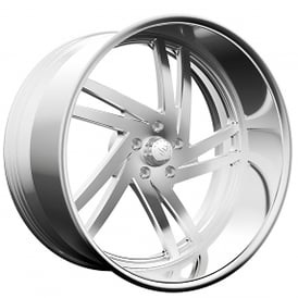 22" Snyper Forged Wheels Torino Polished Monoblock Forged Rims 