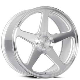 20" Dolce Performance Wheels Stella Gloss Silver Rims