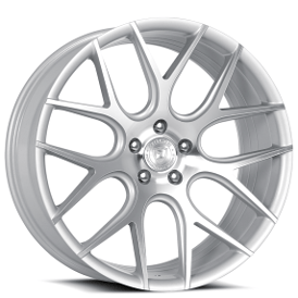 20" Dolce Performance Wheels Monza Gloss Silver with Machined Face Rims
