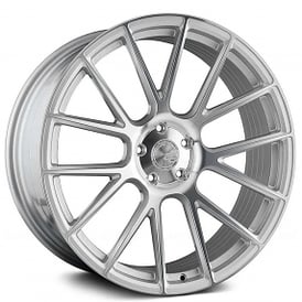 20" Staggered Avant Garde Wheels Vanquish Silver Machined Rims