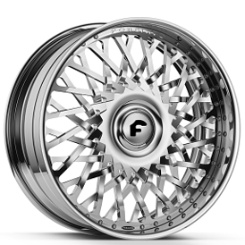 20" Forgiato Wheels Tessutto Chrome XL Floating Cap Forged Rims 