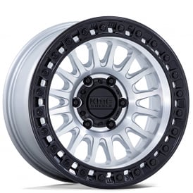20" KMC Wheels KM552 IMS Machined with Matte Black Lip Off-Road Rims