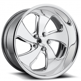 19" U.S. Mags Forged Wheels Gambler 5 US434 Polished Tuckin Series Rims