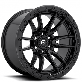 18" Fuel Wheels D679 Rebel Matte Black 6-Lug Off-Road Rims 