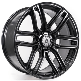20" Arena Wheel Co A111 Supreme Satin Black Off-Road Rims  