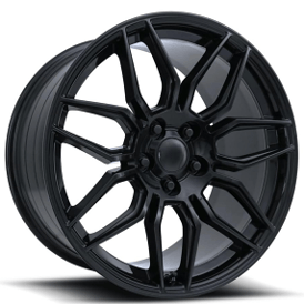19/20" Staggered Corvette C8 Z06 Wheels FR 401F Gloss Black Flow Formed OEM Replica Rims