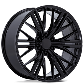 22" Performance Replicas Wheels PR227 Gloss Black Rims