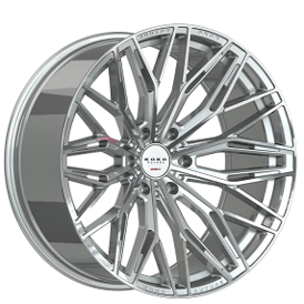 22" Koko Kuture Wheels Como 12 Gloss Silver Machined Flow Formed Off-Road Rims