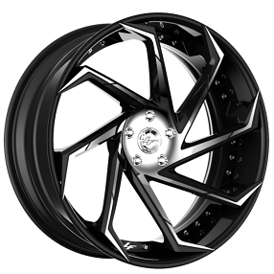 19" Lexani Forged Wheels LZ-117 Gloss Black Machined Rims