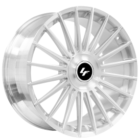 24" Lexani Forged Wheels LM-01 Brushed Silver Monoblock Forged Rims
