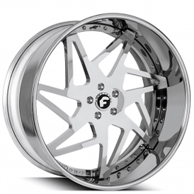 24" Forgiato Wheels Finestro Chrome Forged Rims