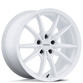 18" Motegi Racing Wheels MR162 Zentoku Gloss White Flow Formed Rims