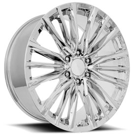 24" Platinum V Wheels FR 205 Chrome OEM Replica Rims
