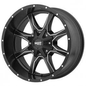 16" Moto Metal Wheels MO970 Satin Black Milled Rims 