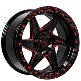 17" XVR-1 Off-Road Wheels Karma Custom Finish Rims